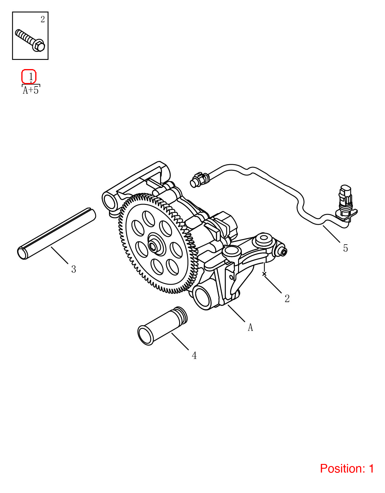 GEELY Oil pump OEM 1050506300 FOR Coolray 1050506300-GEELY_OEM