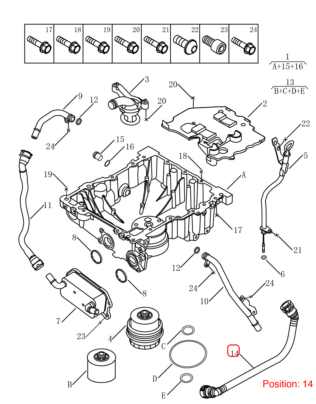 GEELY Engine Radiator Water Hose OEM 1056020100 FOR Coolray 1056020100-GEELY_OEM