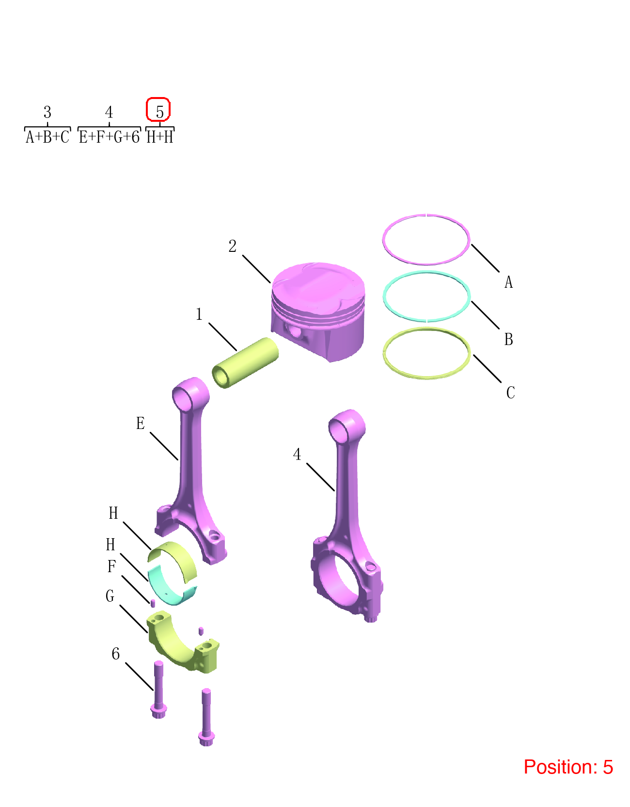 GEELY Connecting Rod Bearing OEM 113600006702 FOR Emgrand 113600006702-GEELY_OEM