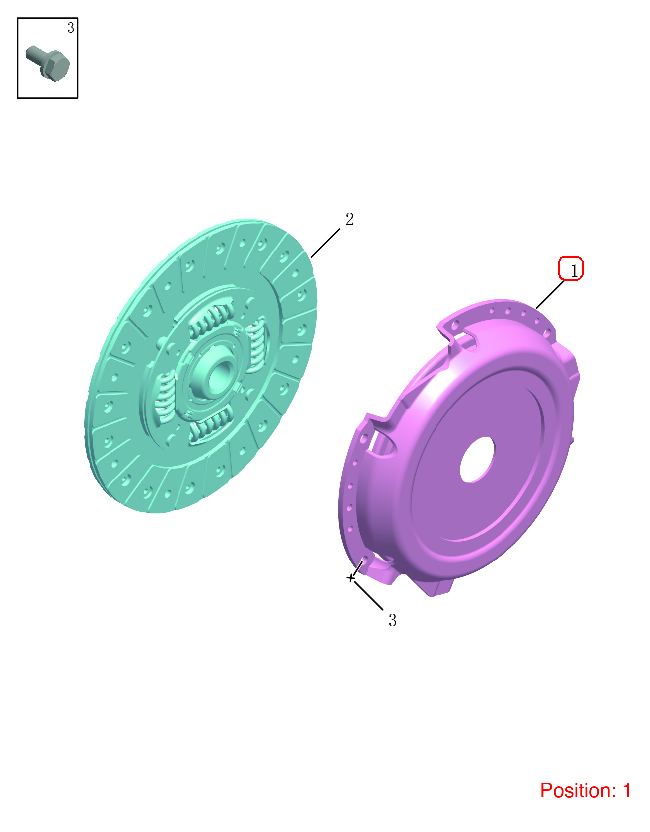 GEELY Clutch Pressure Plate OEM 113600016002 FOR Emgrand 113600016002-GEELY_OEM