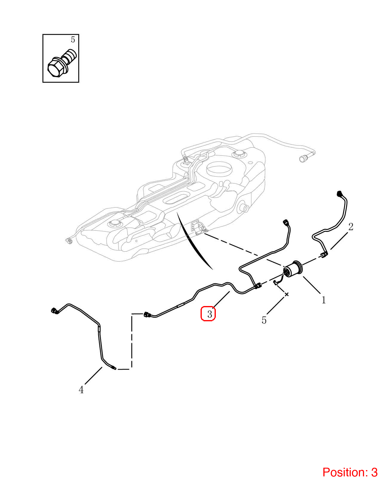 GEELY Fuel Feed Hose OEM 2013004300 FOR Emgrand 2013004300-GEELY_OEM