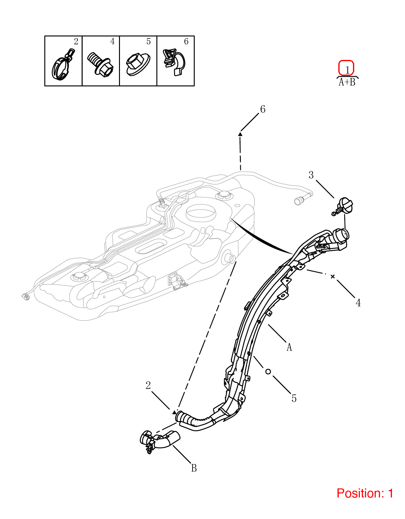 GEELY Fuel filling pipe OEM 2016001400 FOR Emgrand 2016001400-GEELY_OEM