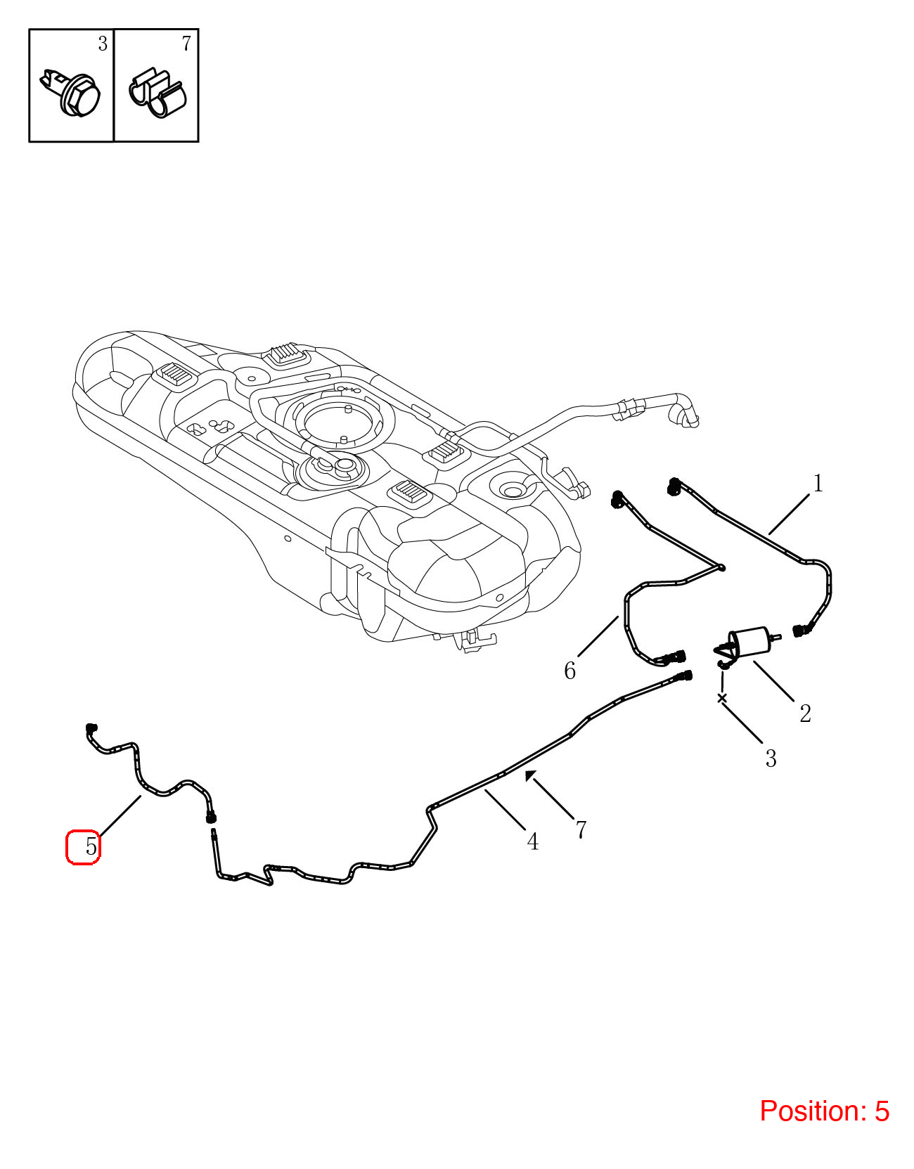 GEELY Fuel Feed Hose OEM 2019568000 FOR Coolray 2019568000-GEELY_OEM