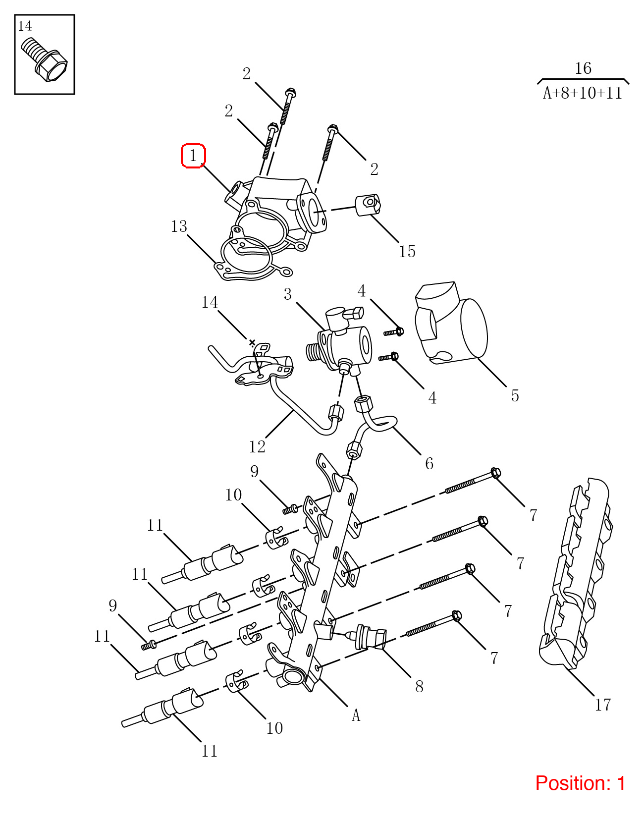 GEELY High-pressure fuel pump bracket OEM 2022001100 FOR Emgrand 2022001100-GEELY_OEM