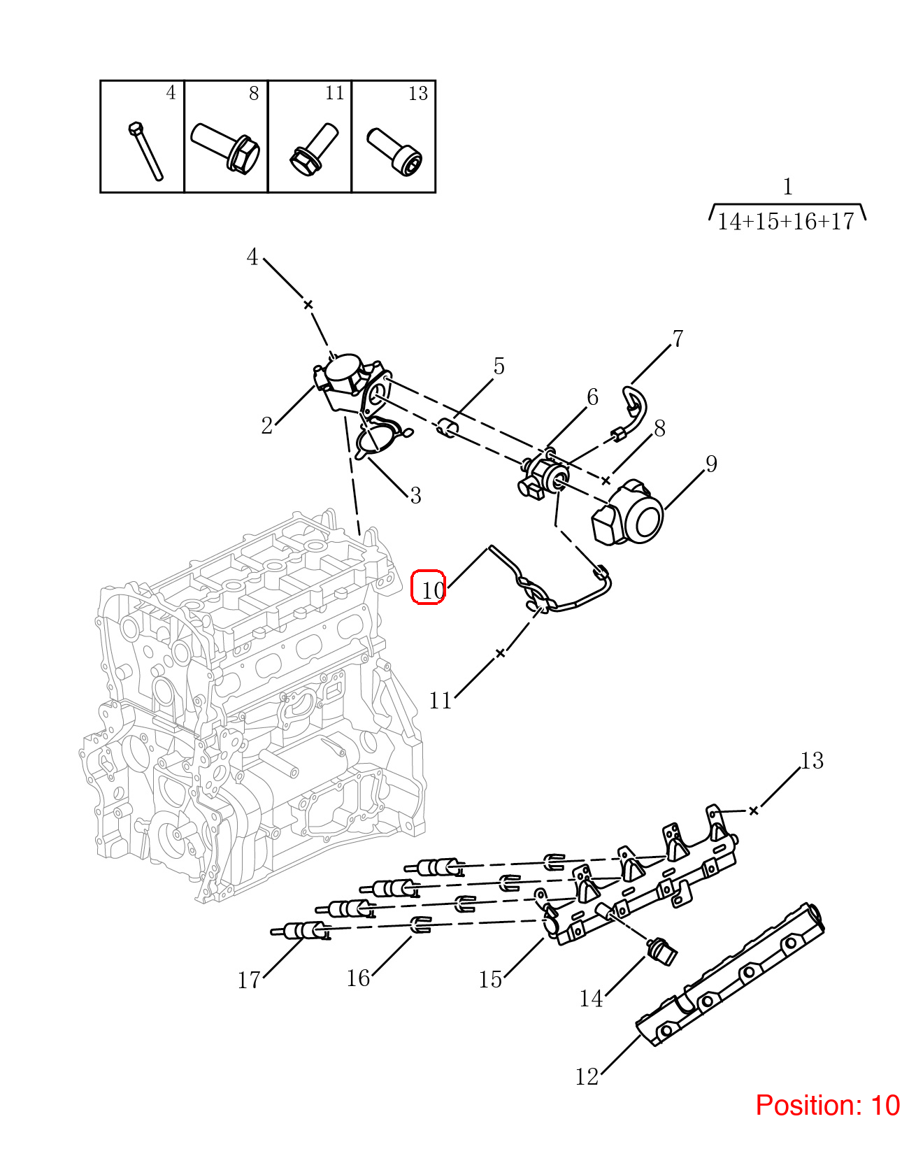 GEELY Power Steering Pressure Hose OEM 2022002000 FOR Emgrand 2022002000-GEELY_OEM