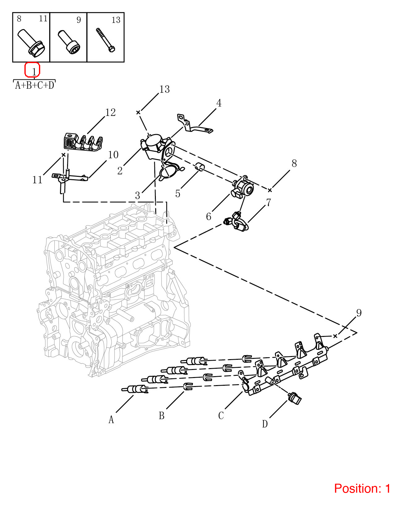 GEELY Fuel injector OEM 2022003700 FOR Emgrand 2022003700-GEELY_OEM