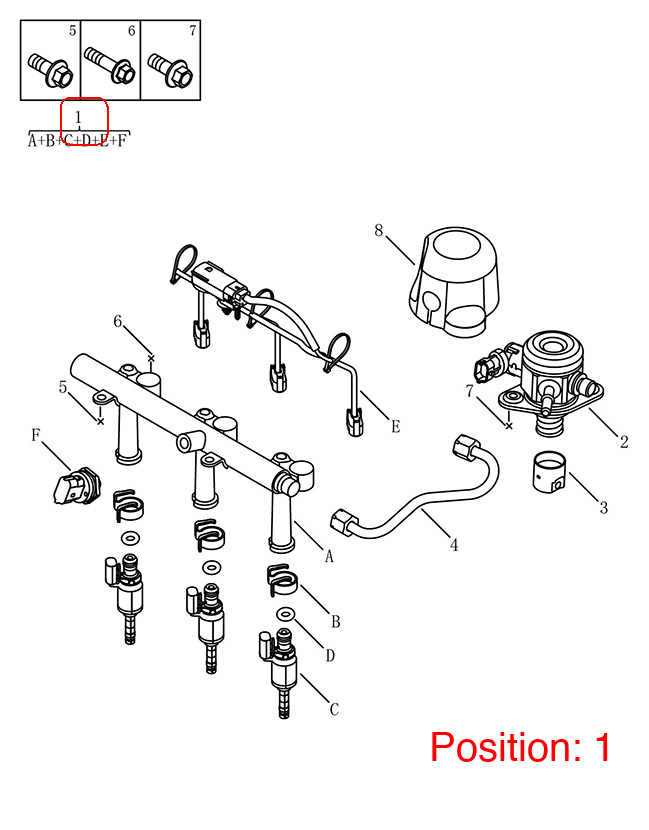 GEELY Fuel injector OEM 2022020300 FOR Coolray 2022020300-GEELY_OEM