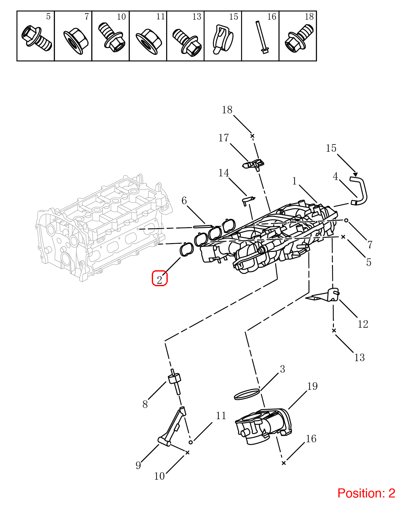 GEELY Intake manifold gasket OEM 2029530000 FOR Emgrand OKAVANGO 2029530000-GEELY_OEM