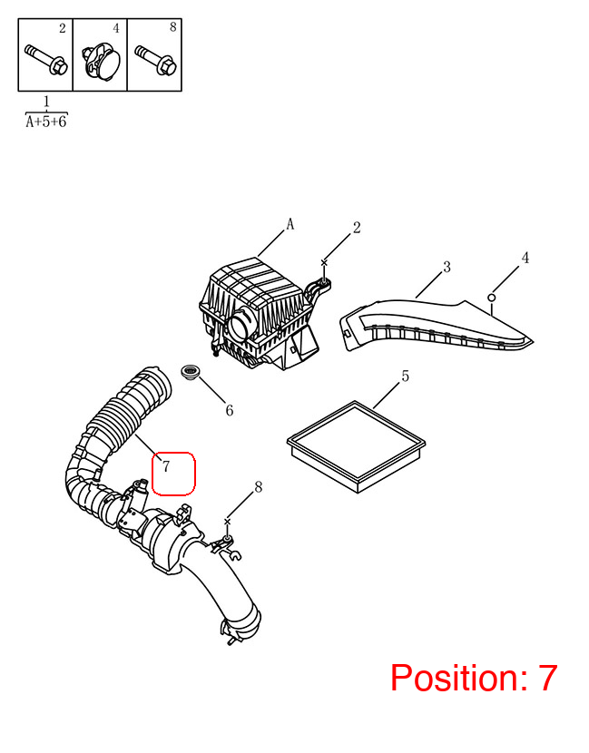 GEELY Air Intake Hose OEM 2032040000 FOR Coolray 2032040000-GEELY_OEM