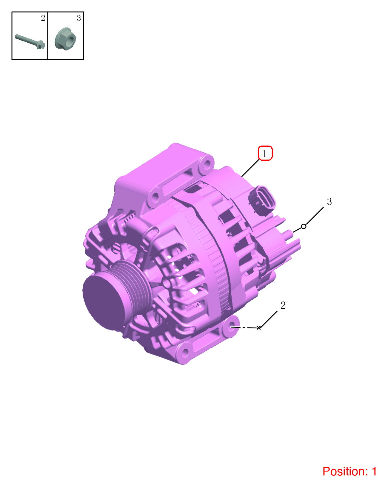 GEELY Generator OEM 2040006500 FOR Emgrand OKAVANGO 2040006500-GEELY_OEM
