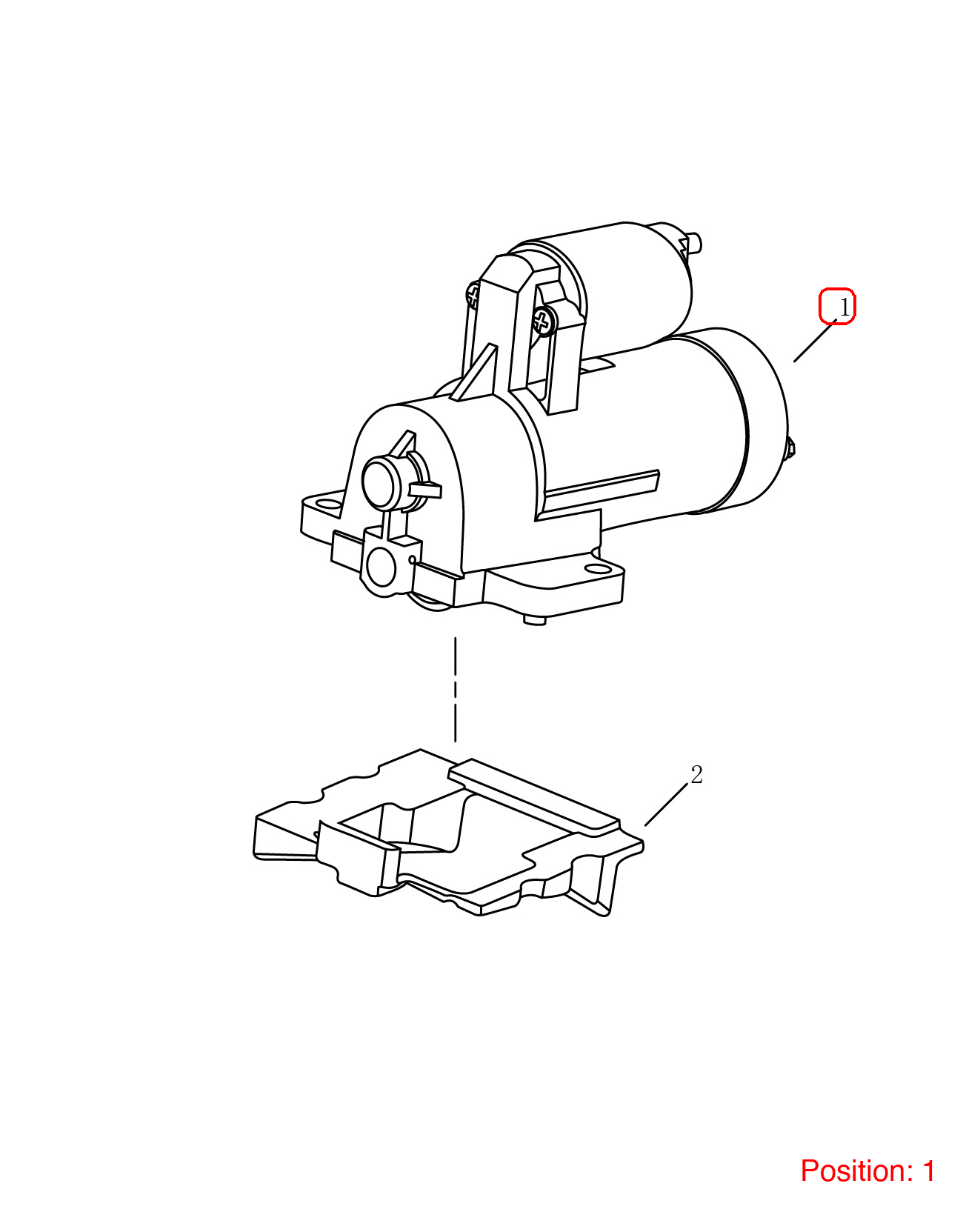 GEELY Starter motor OEM 2043000700 FOR Emgrand 2043000700-GEELY_OEM