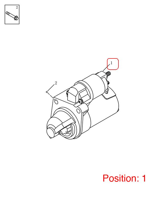 GEELY Starter motor OEM 2043005800 FOR Coolray 2043005800-GEELY_OEM
