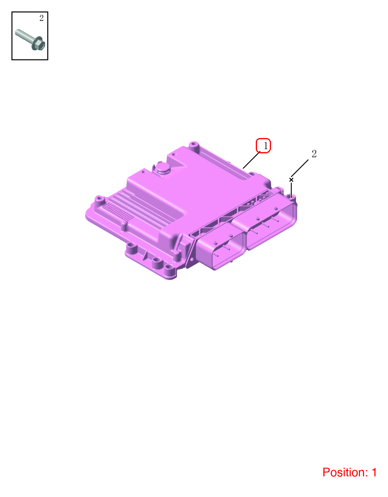 GEELY Engine computer OEM 2046055800 FOR OKAVANGO 2046055800-GEELY_OEM