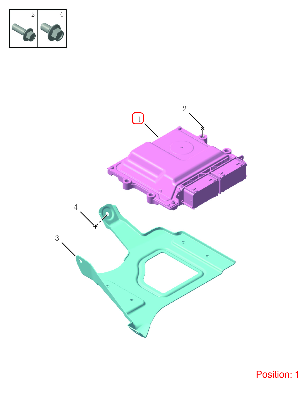 GEELY Engine computer OEM 2046549600 FOR Tugella 2046549600-GEELY_OEM