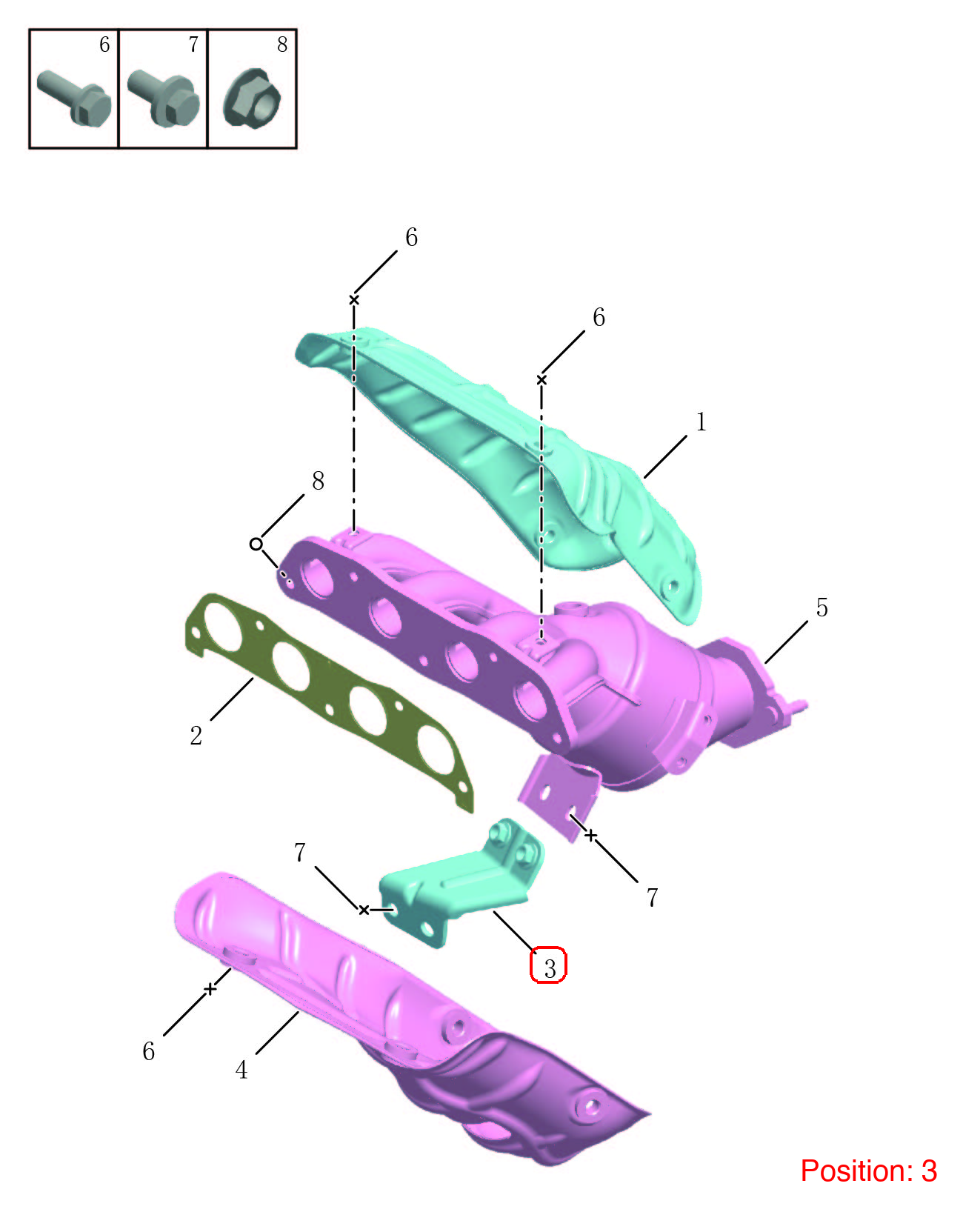 GEELY Exhaust pipe bracket OEM 2048018300 FOR Emgrand 2048018300-GEELY_OEM