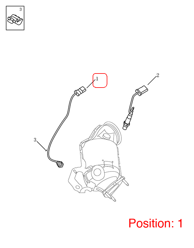GEELY Oxygen sensor OEM 2052006600 FOR Coolray 2052006600-GEELY_OEM