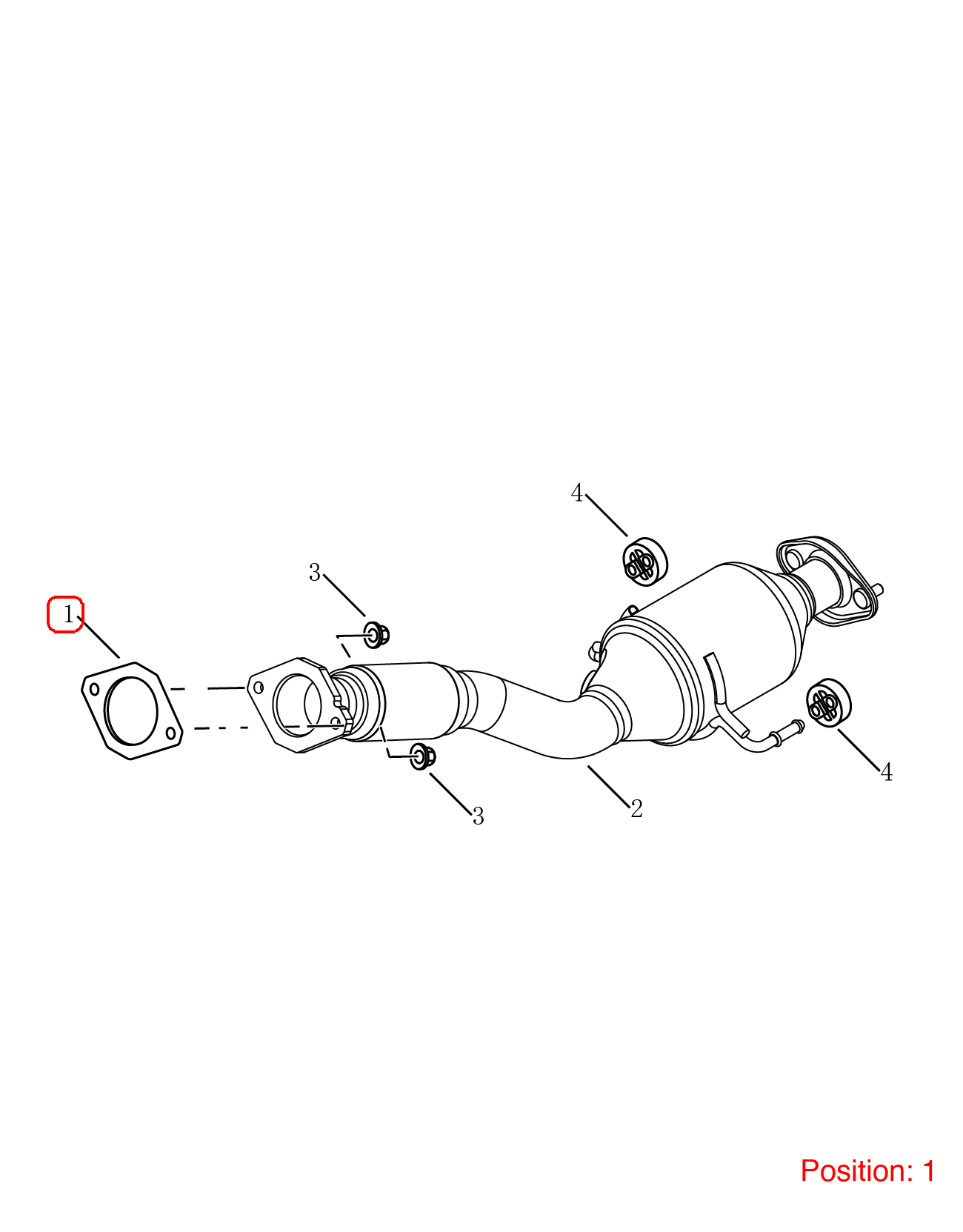 GEELY Exhaust Catalytic Converter Gasket OEM 2056003000 FOR GC6 Emgrand Binrui OKAVANGO 2056003000-GEELY_OEM