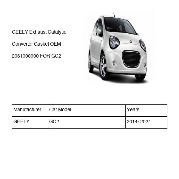 GEELY Exhaust Catalytic Converter Gasket OEM 2061008900 FOR GC2 2061008900-GEELY_OEM