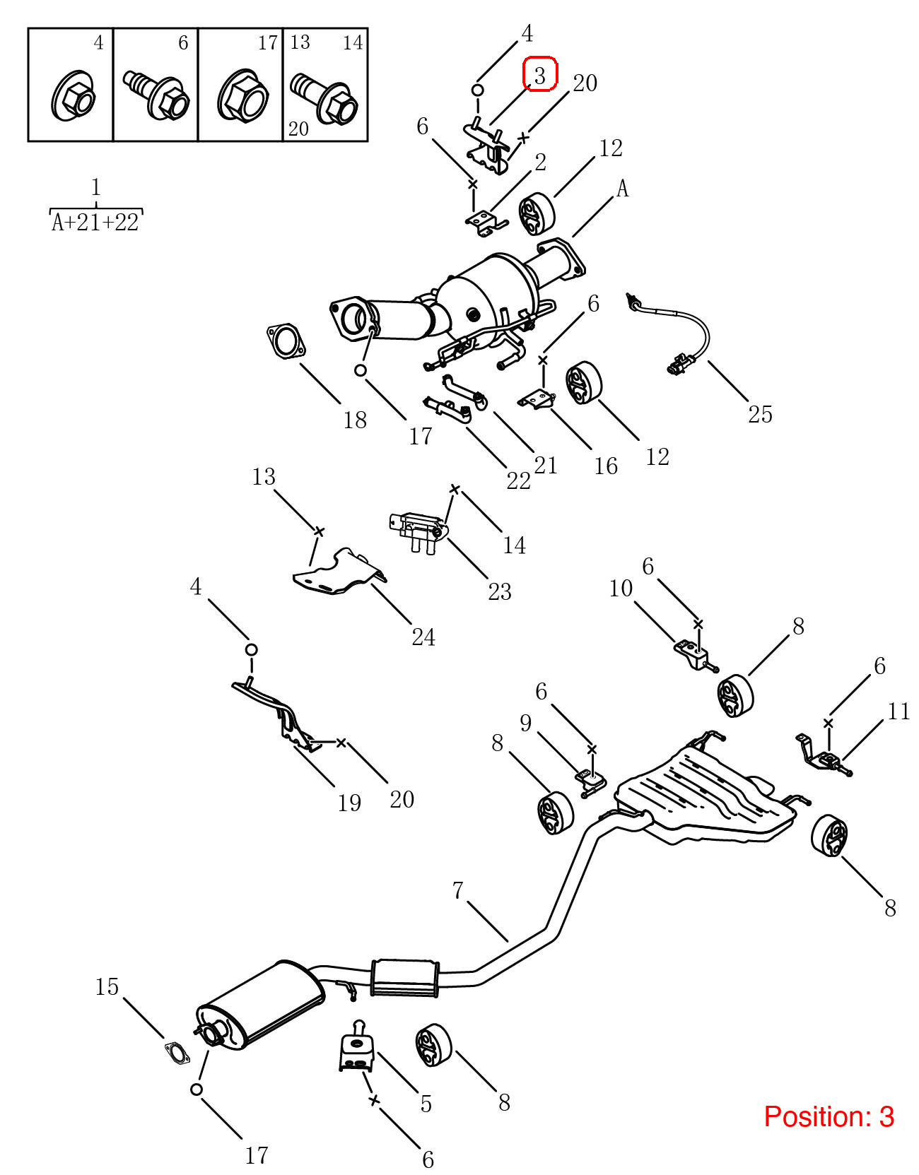 GEELY Fuel line bracket OEM 2061022700 FOR OKAVANGO 2061022700-GEELY_OEM