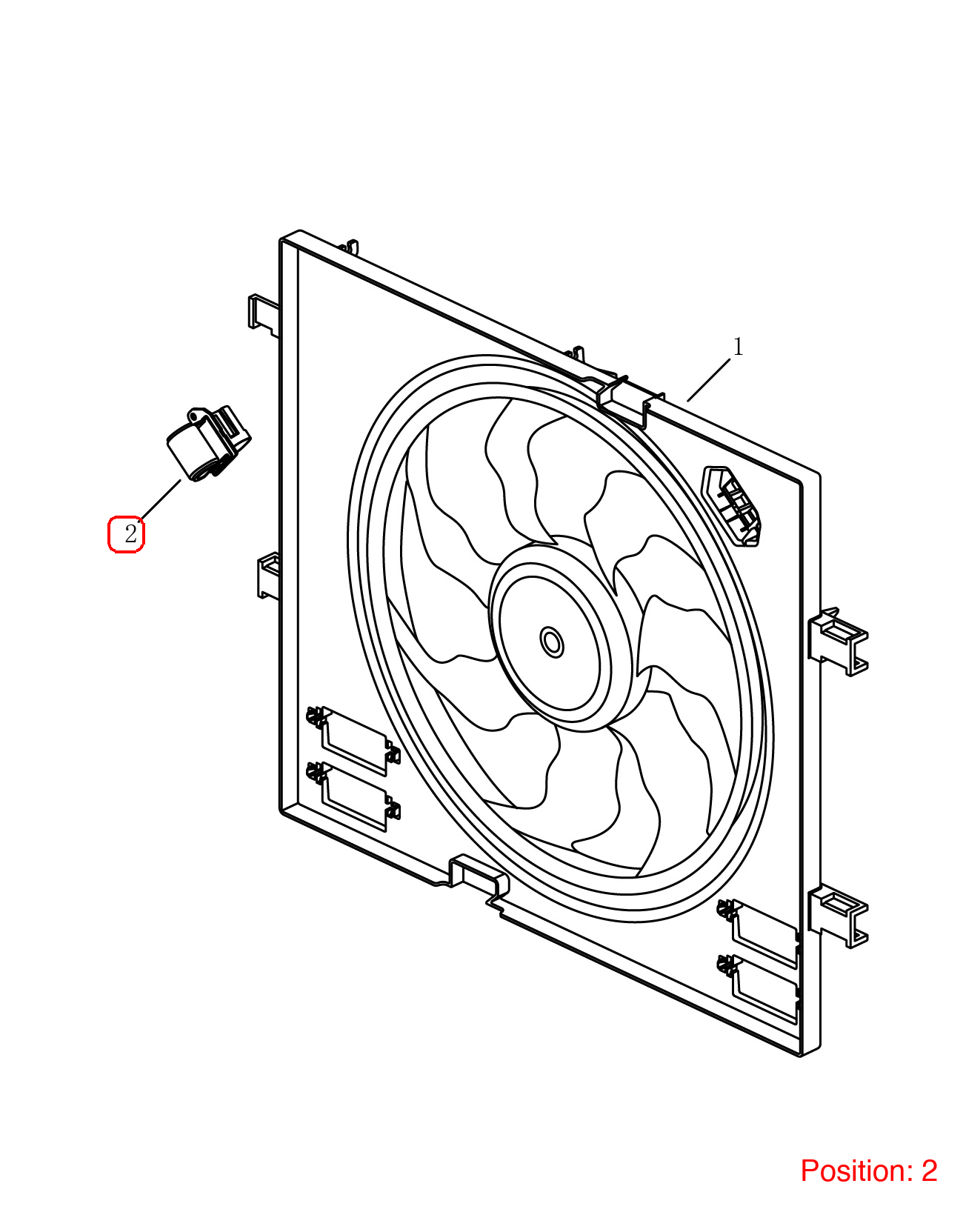 GEELY Fan computer OEM 2078006700 FOR Emgrand 2078006700-GEELY_OEM