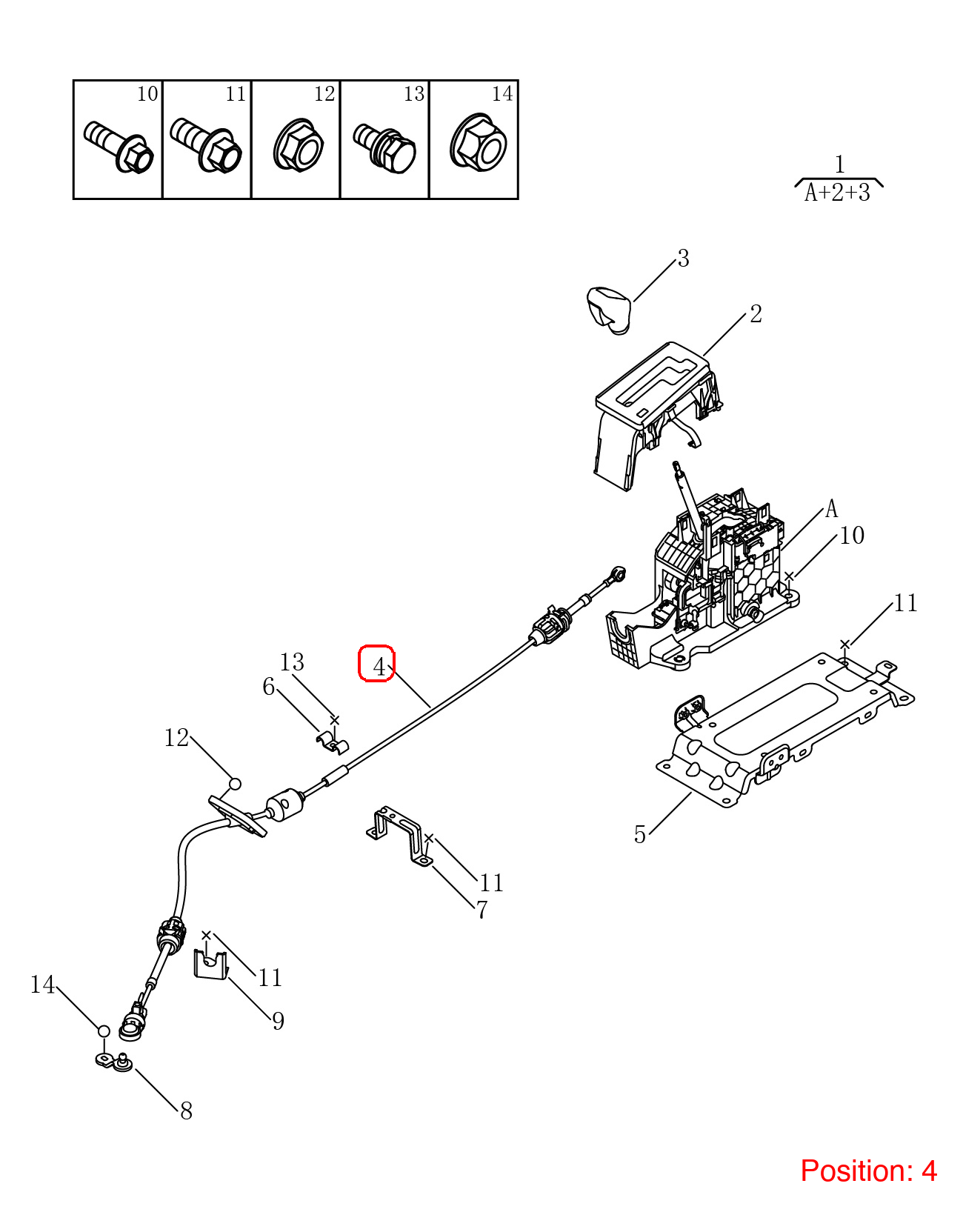 GEELY Shift cable OEM 3041002900 FOR Emgrand 3041002900-GEELY_OEM