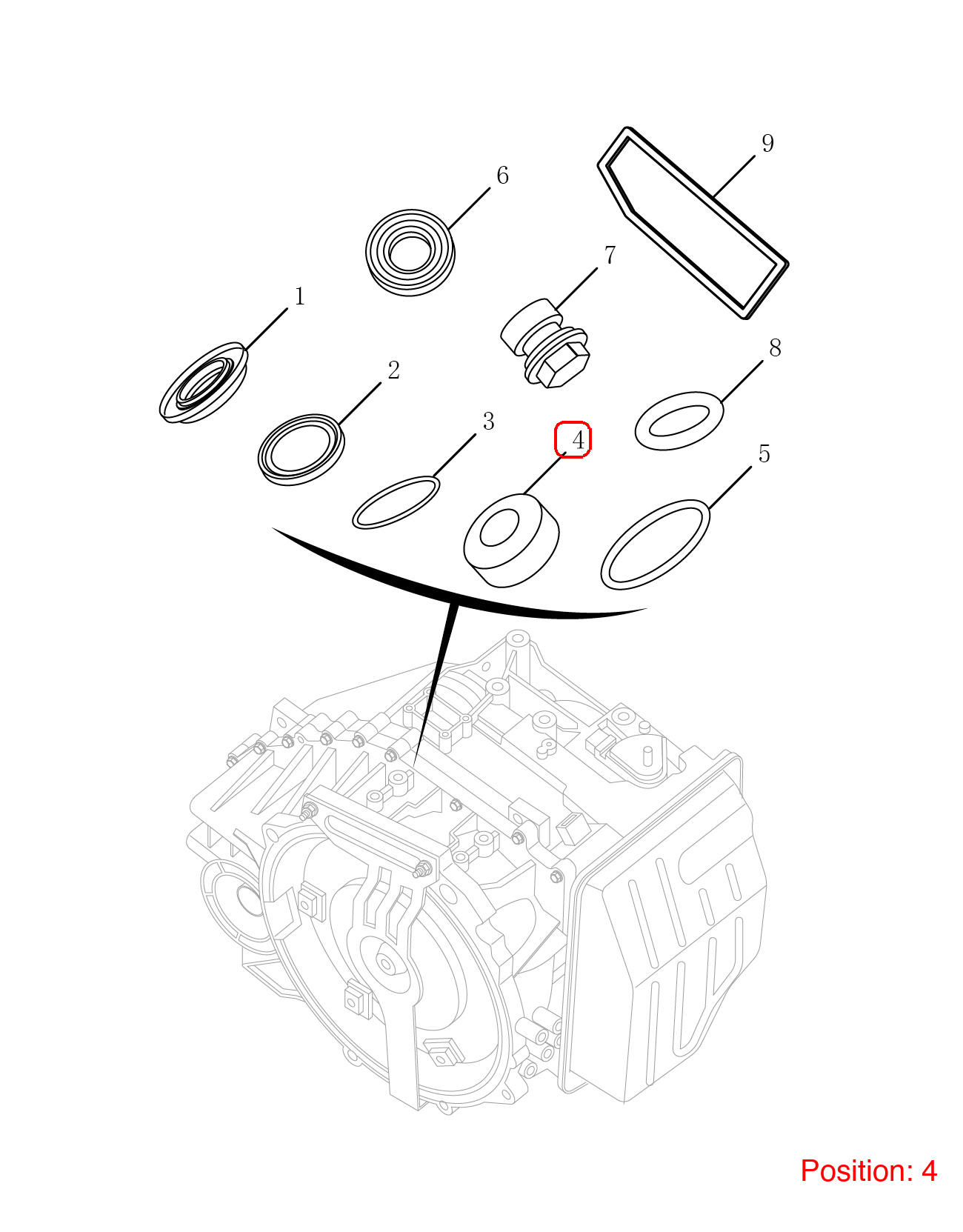 GEELY Oil seal OEM 3045000400R FOR Emgrand 3045000400R-GEELY_OEM