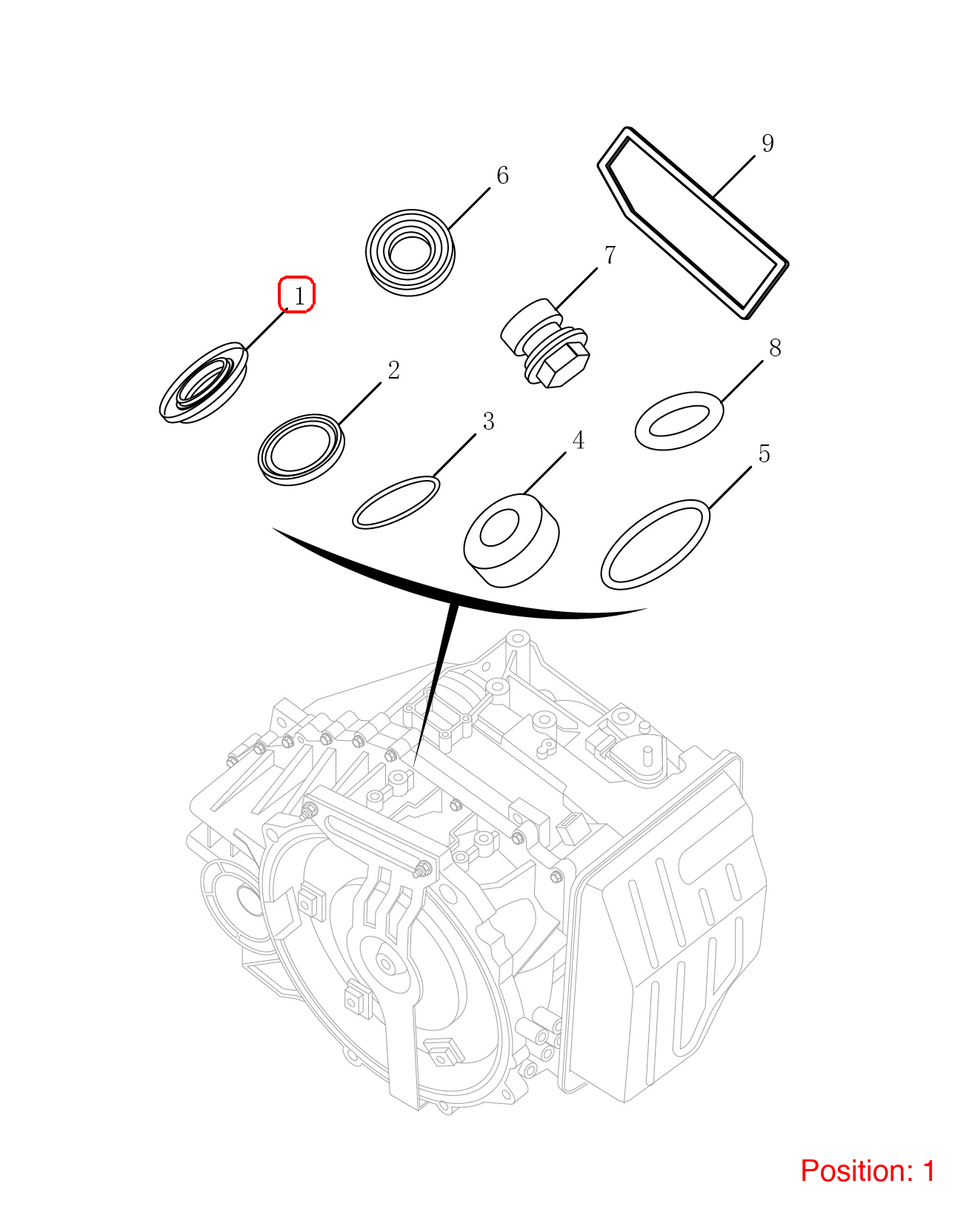 GEELY Differential Pinion Seal OEM 3045503700 FOR Emgrand 3045503700-GEELY_OEM