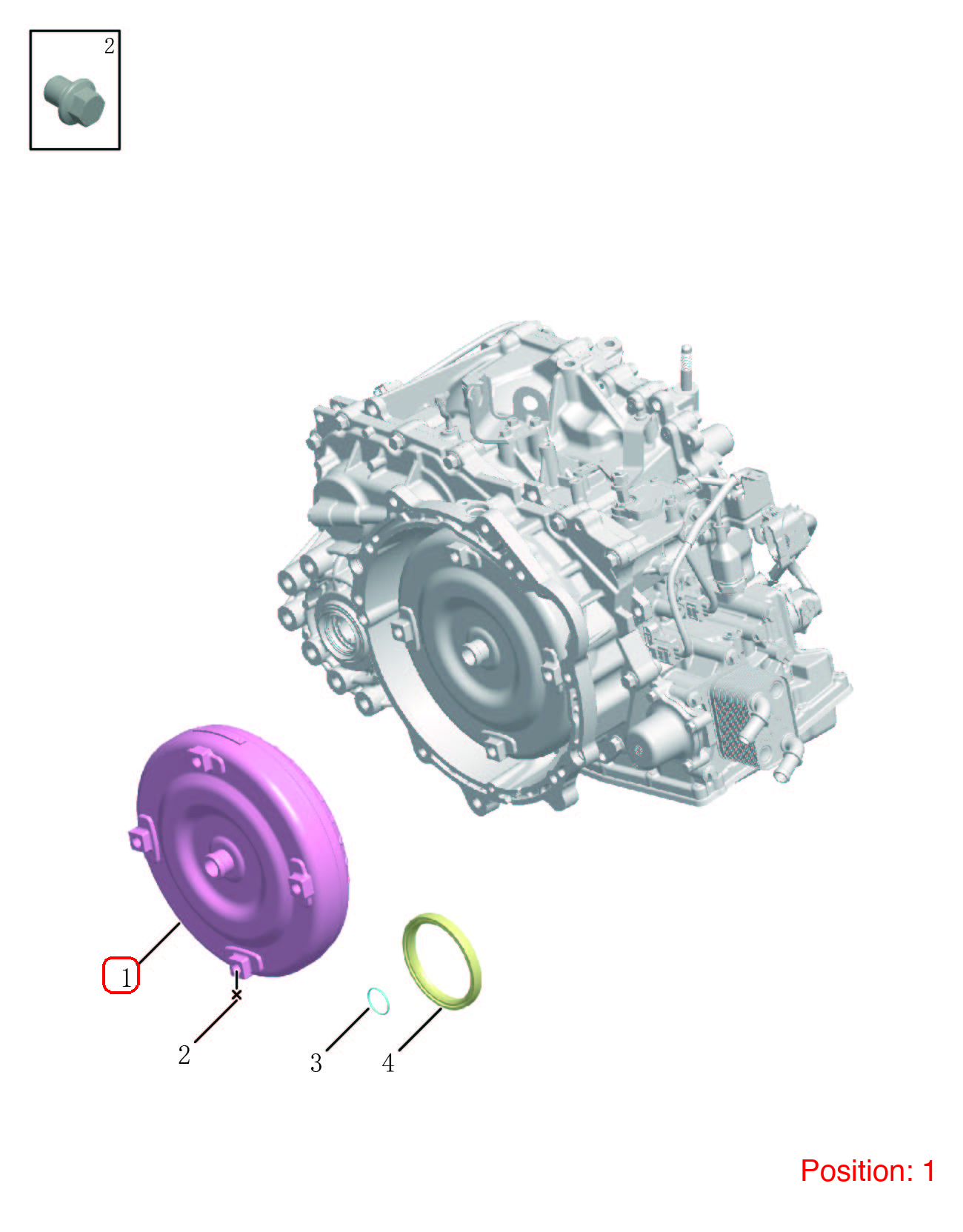 GEELY Hydraulic torque converter OEM 3047002400 FOR Emgrand 3047002400-GEELY_OEM