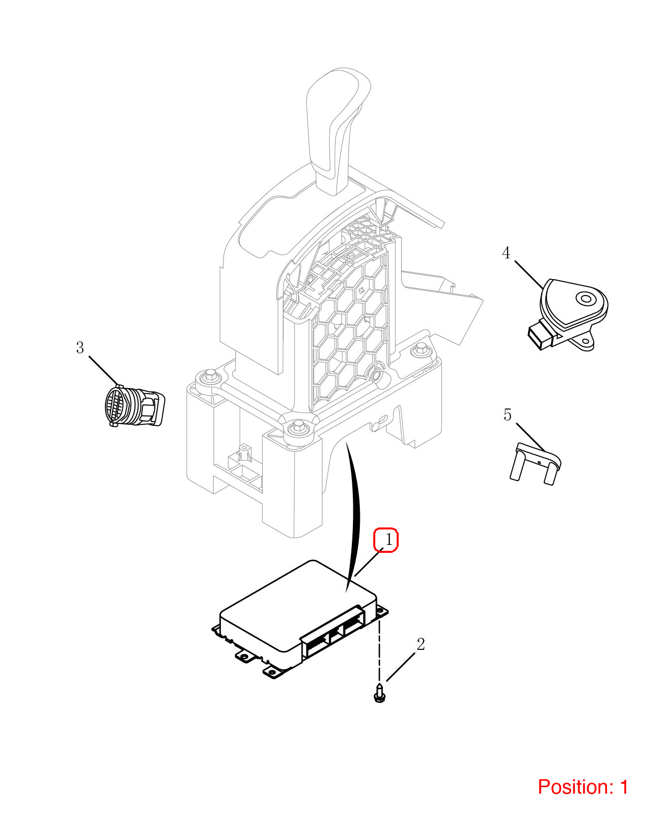 GEELY Transmission Control Unit OEM 3055001800 FOR Emgrand 3055001800-GEELY_OEM