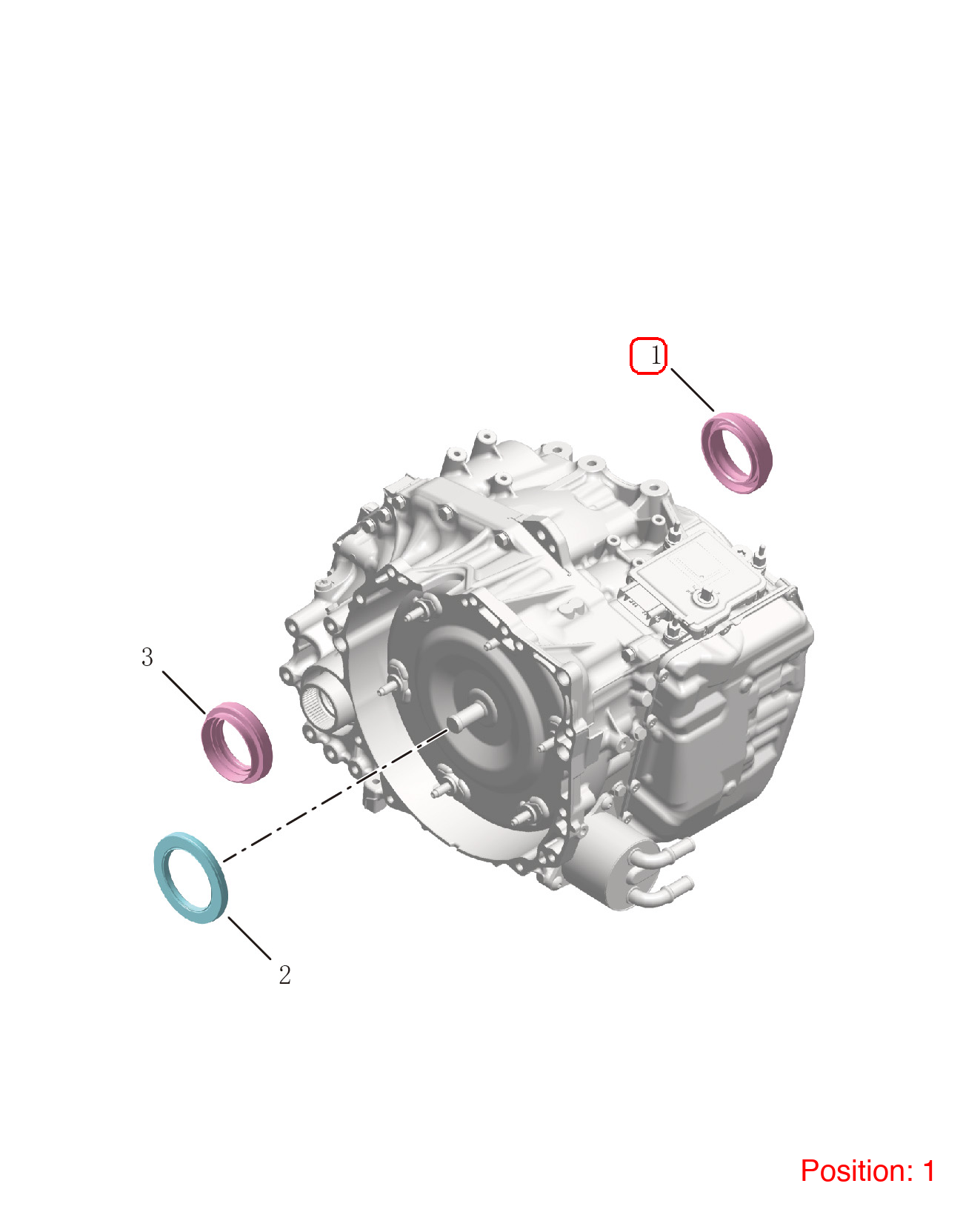 GEELY Differential Pinion Seal OEM 3083007600 FOR Tugella 3083007600-GEELY_OEM