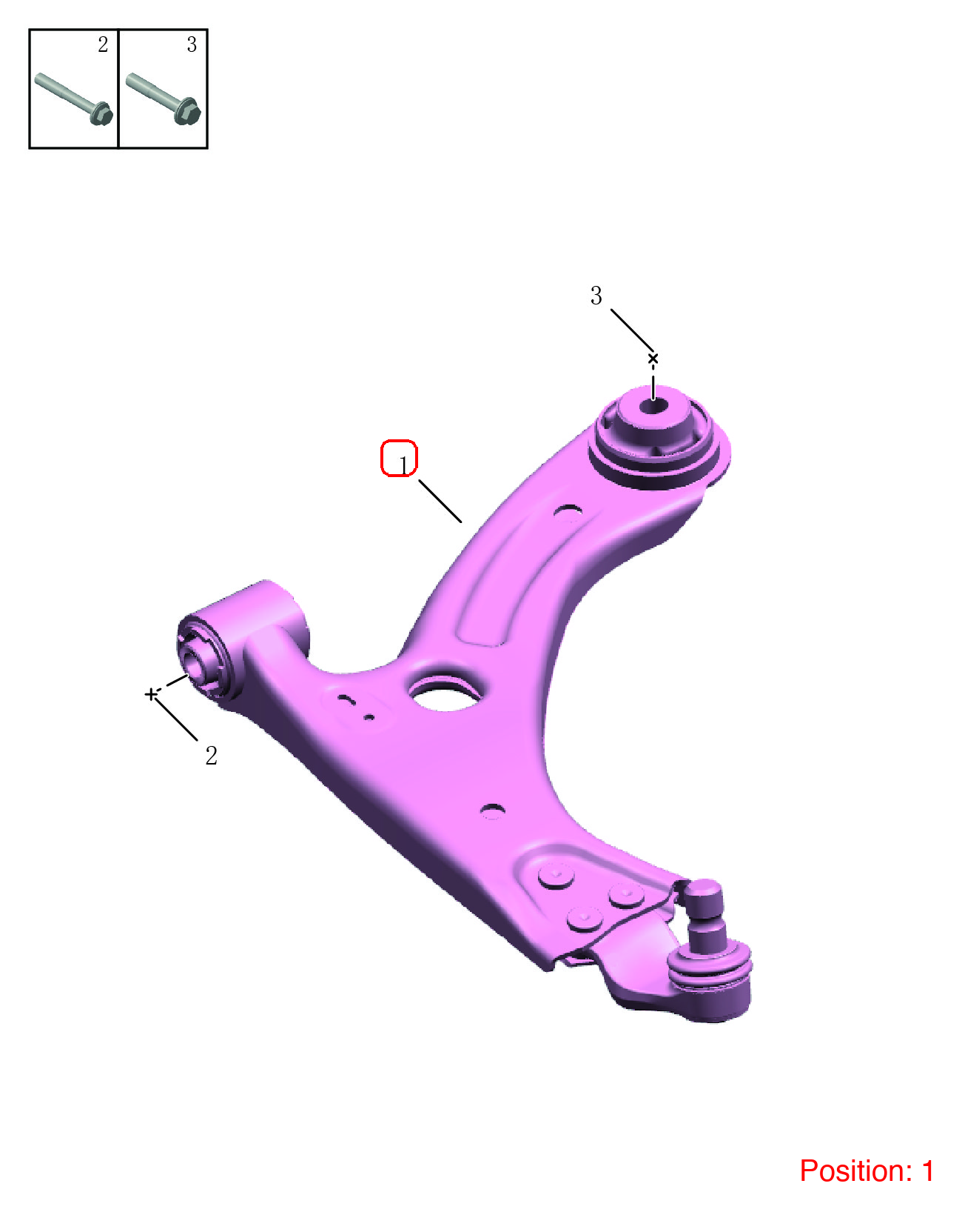 GEELY Control arm OEM 4017022200 FOR Tugella 4017022200-GEELY_OEM