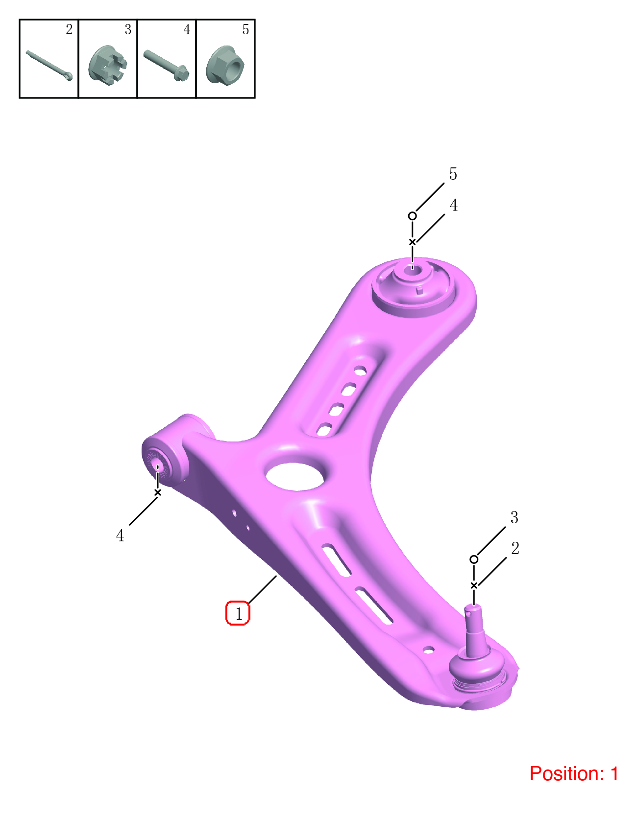 GEELY Control arm OEM 4017031400 FOR Coolray 4017031400-GEELY_OEM