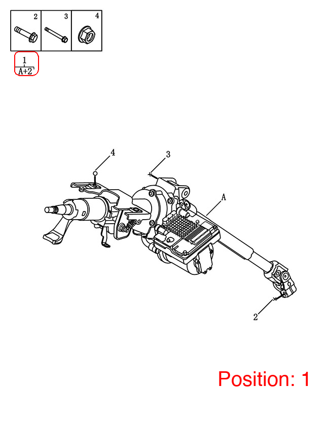 GEELY Steering column OEM 4030017700 FOR Coolray 4030017700-GEELY_OEM