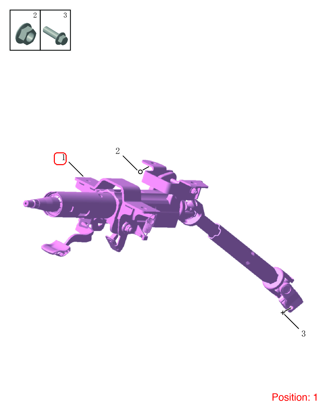 GEELY Steering column OEM 4030019200 FOR Tugella 4030019200-GEELY_OEM