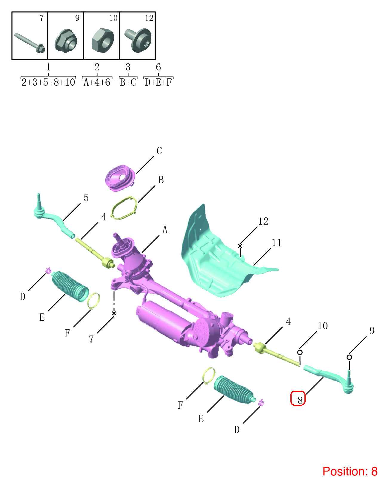 GEELY Tie Rod End OEM 4036055100 FOR Tugella 4036055100-GEELY_OEM