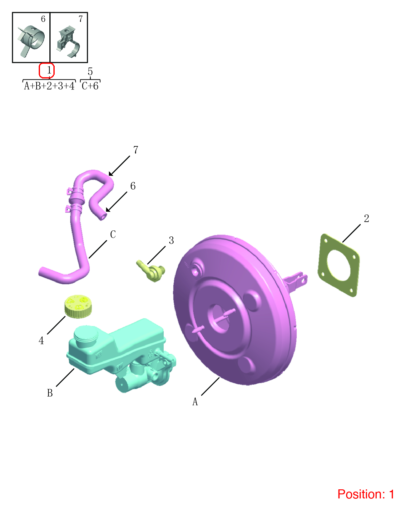GEELY Brake assembly OEM 4056058800 FOR OKAVANGO 4056058800-GEELY_OEM