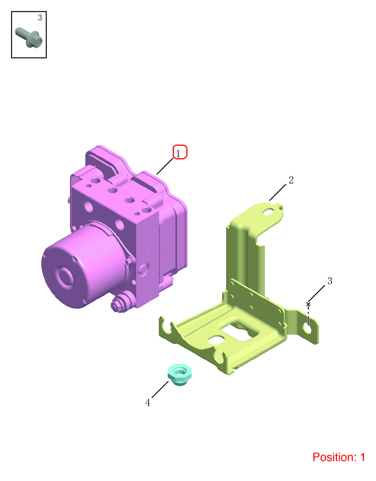 GEELY ABS pump OEM 4060037600 FOR Binrui 4060037600-GEELY_OEM