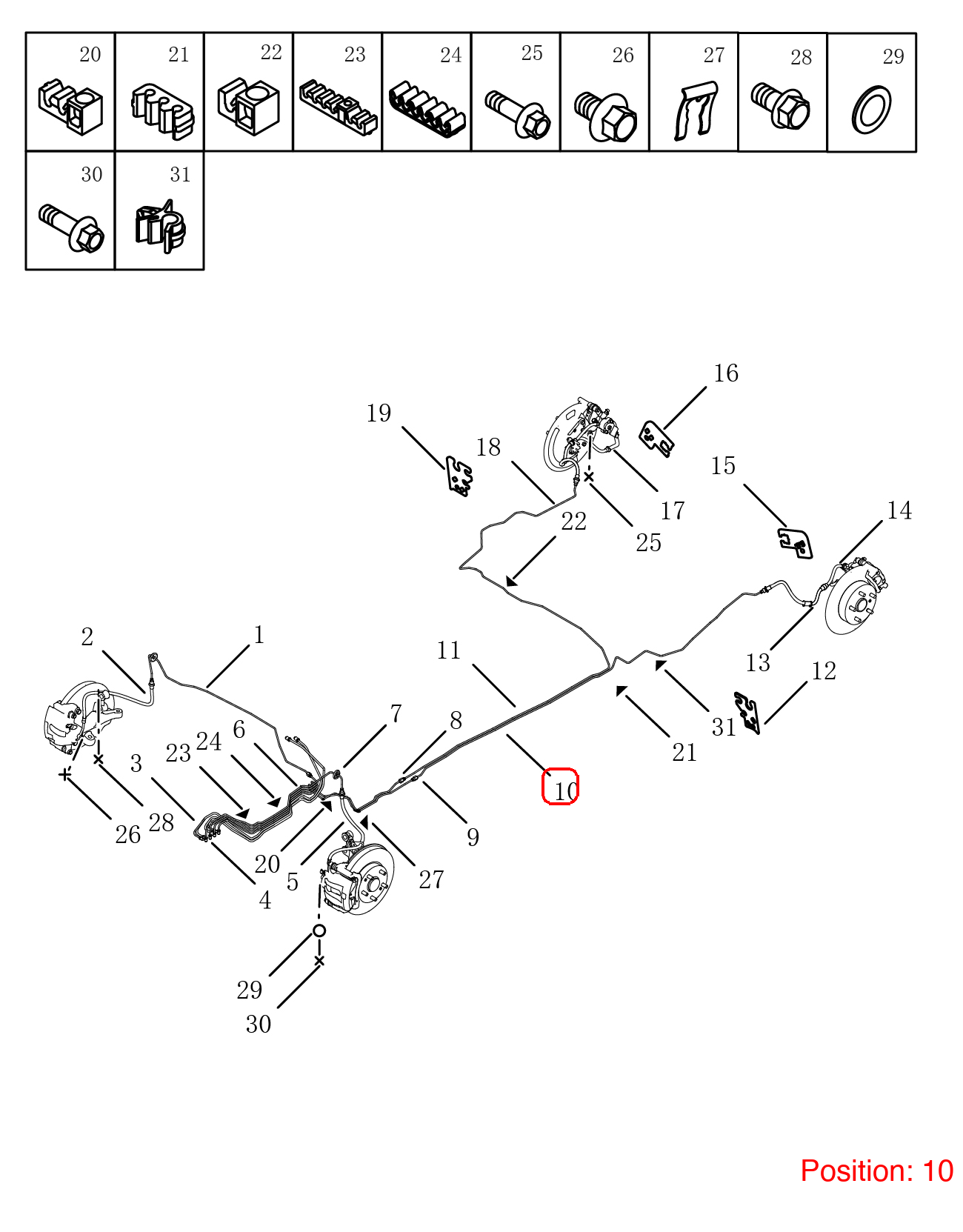 GEELY Brake fluid pipe OEM 4066068200 FOR Binrui 4066068200-GEELY_OEM
