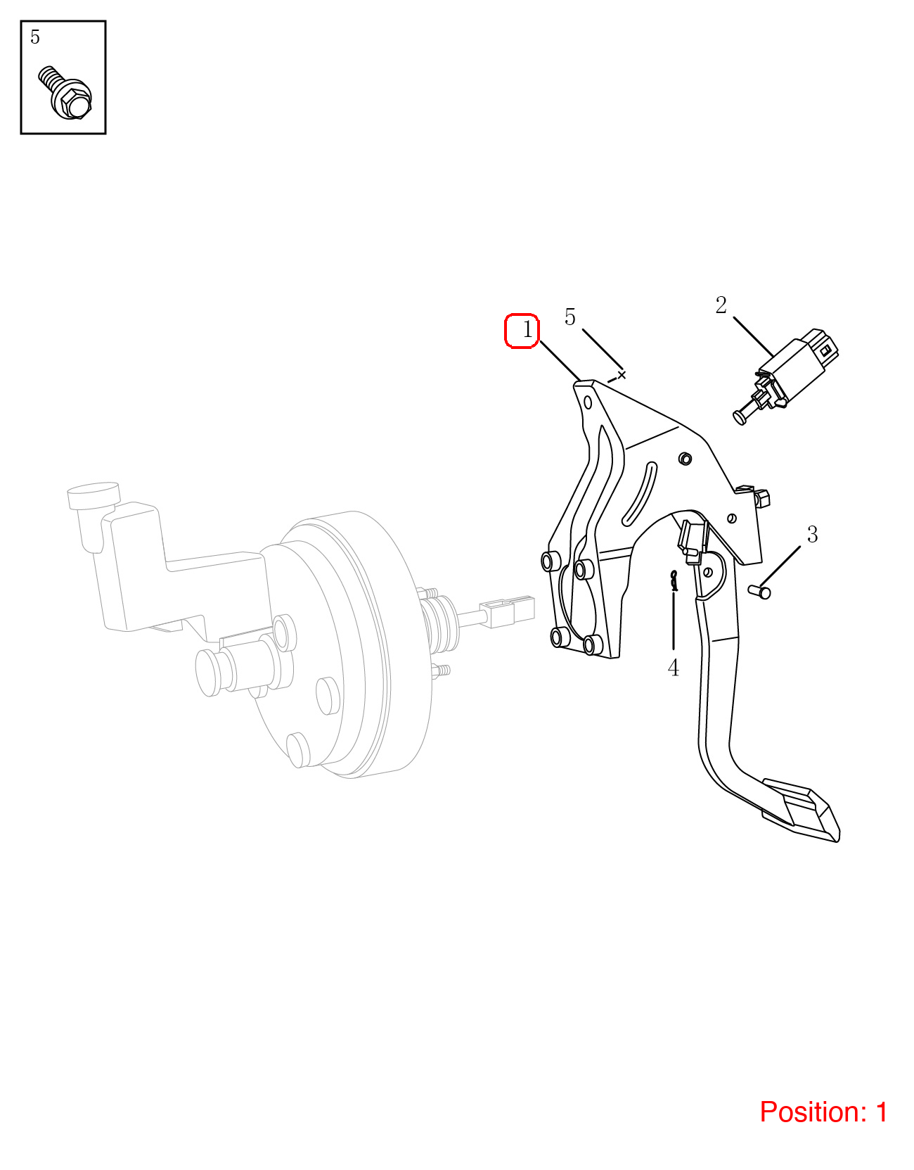 GEELY Brake pedal OEM 4076000900 FOR Emgrand 4076000900-GEELY_OEM
