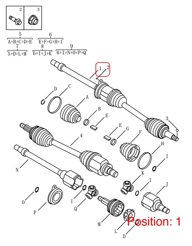 GEELY Axle Shaft OEM 4082577700 FOR Coolray 4082577700-GEELY_OEM
