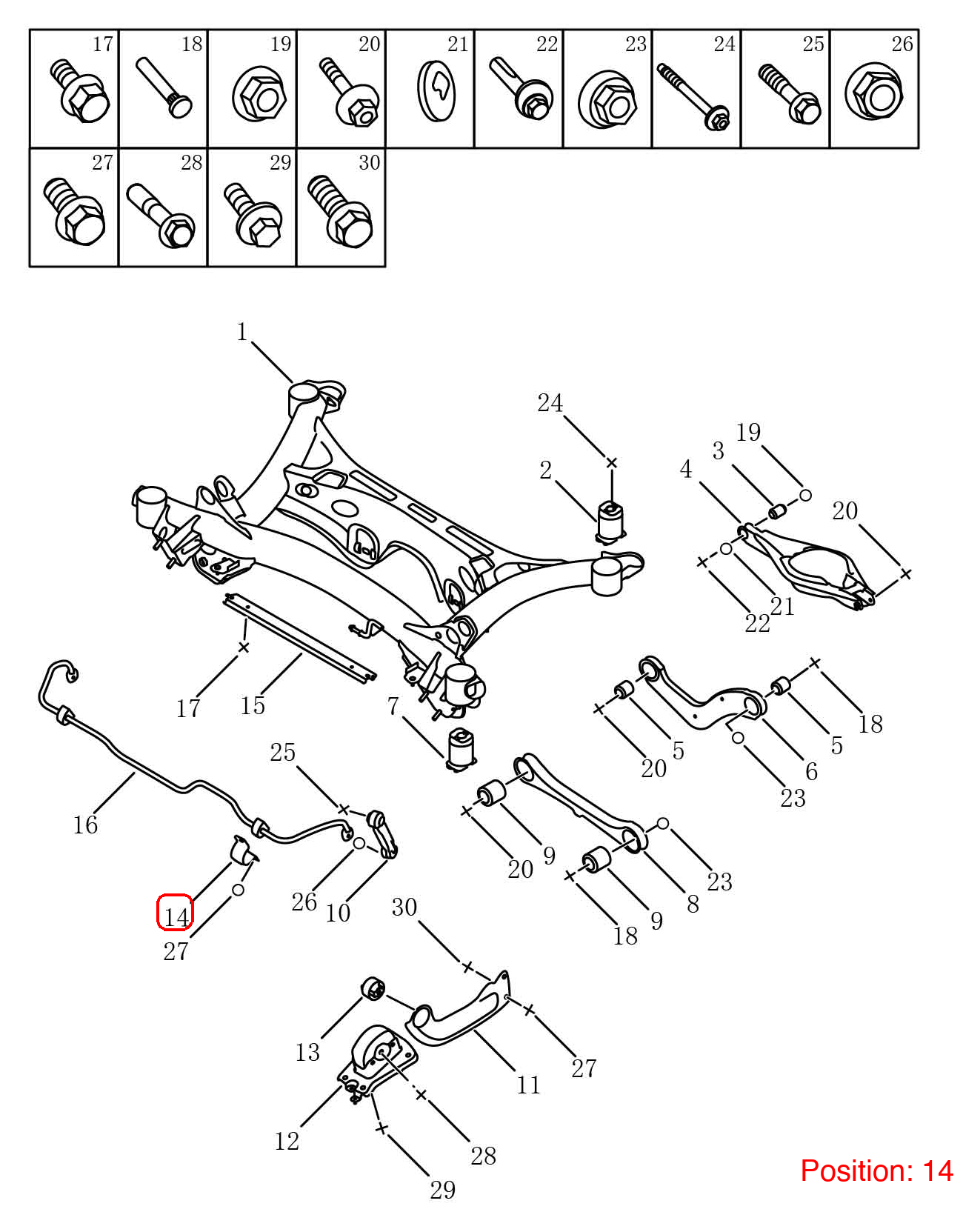 GEELY Balance bar bracket OEM 4086032800 FOR Tugella 4086032800-GEELY_OEM
