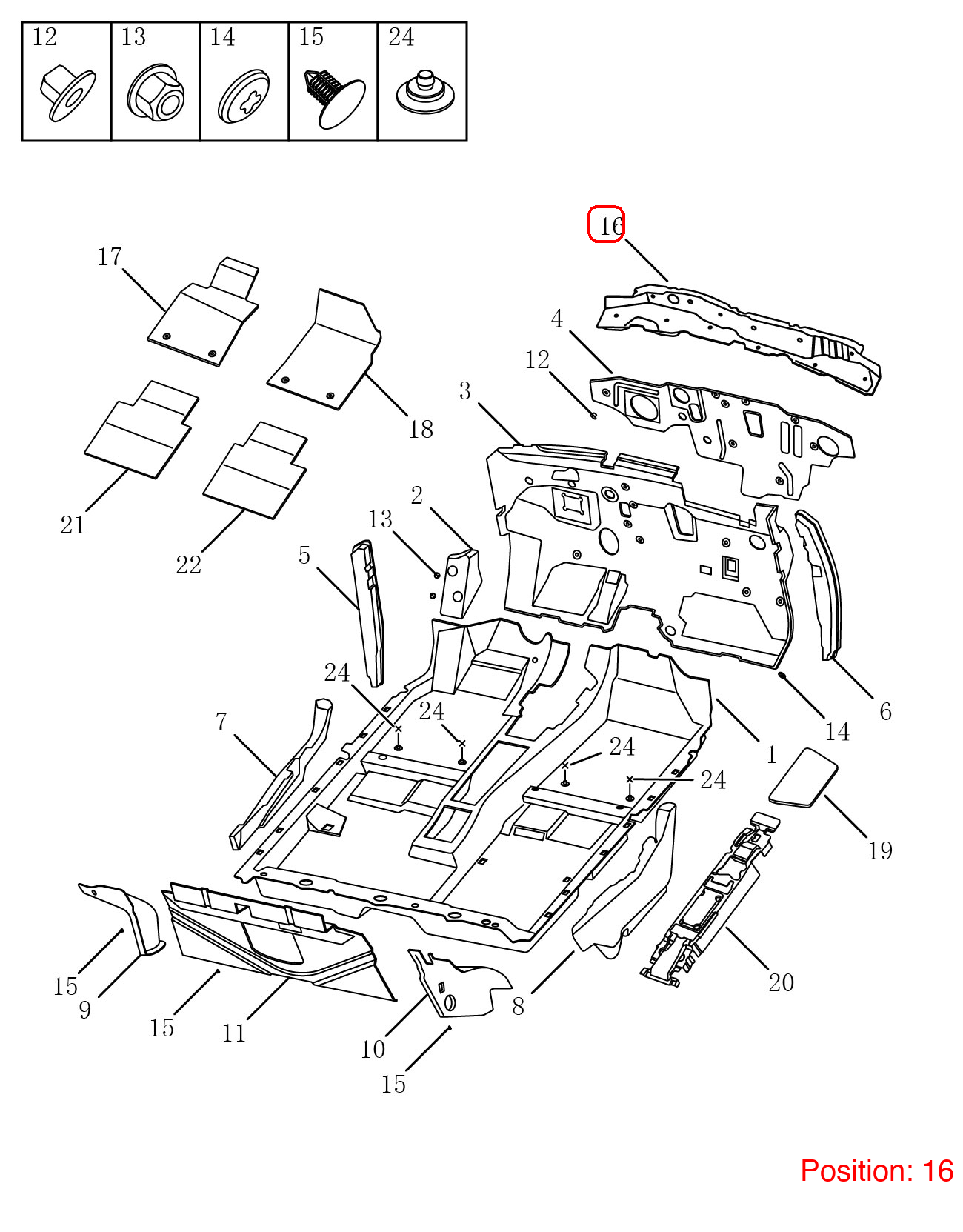 GEELY Firewall insulation cotton OEM 5017005000 FOR Emgrand 5017005000-GEELY_OEM