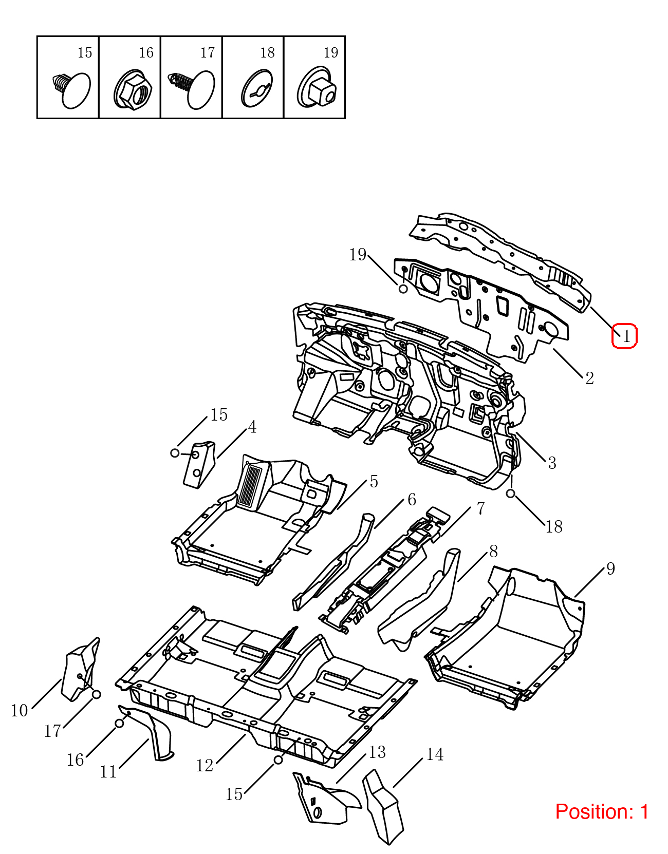 GEELY Firewall insulation cotton OEM 5017005100 FOR Emgrand 5017005100-GEELY_OEM