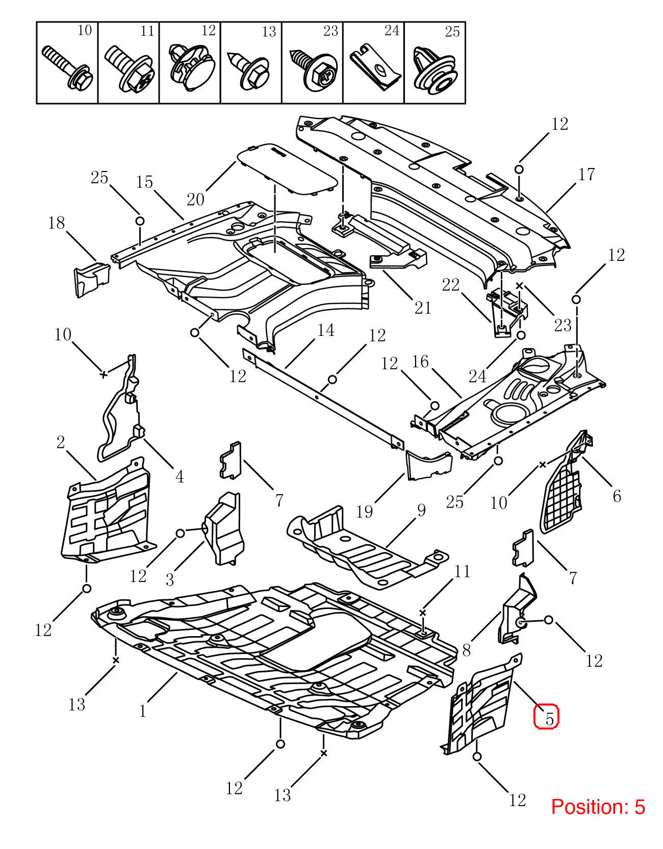GEELY Engine lower guard plate OEM 5030002600 FOR Emgrand 5030002600-GEELY_OEM