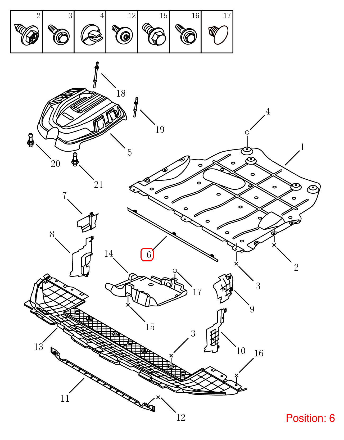 GEELY Radiator Air Duct OEM 5030037400 FOR Tugella 5030037400-GEELY_OEM