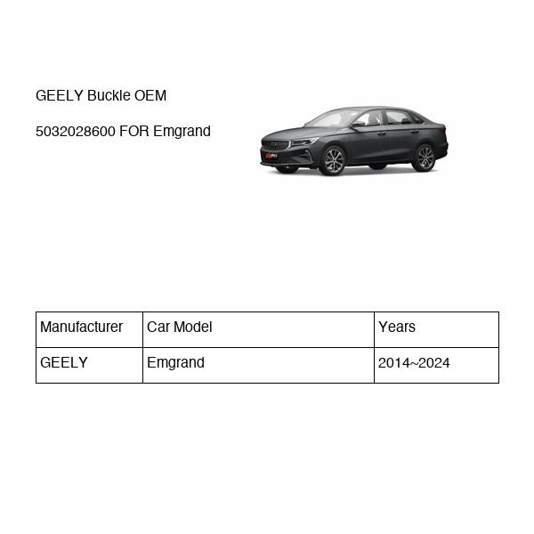 GEELY Buckle OEM 5032028600 FOR Emgrand 5032028600-GEELY_OEM