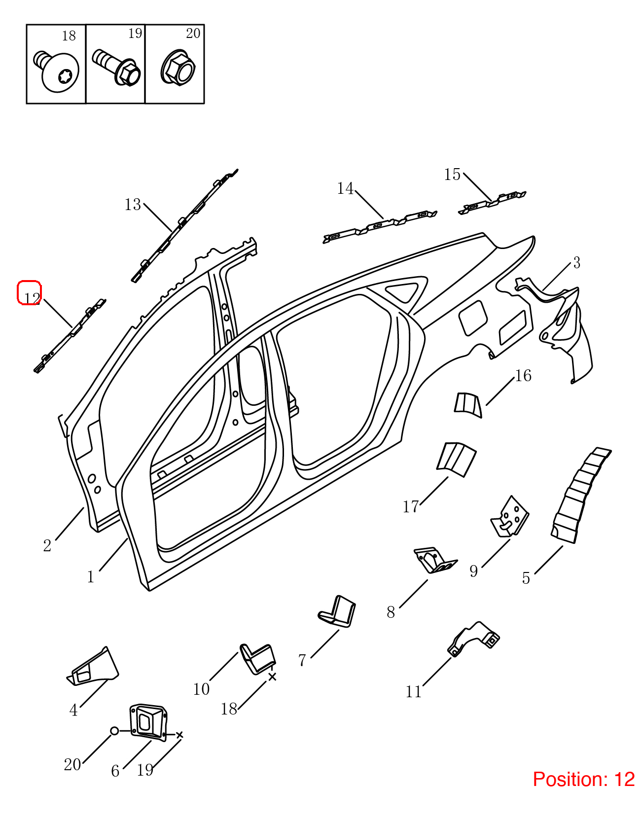 GEELY Buckle OEM 5038007700C15 FOR Emgrand 5038007700C15-GEELY_OEM