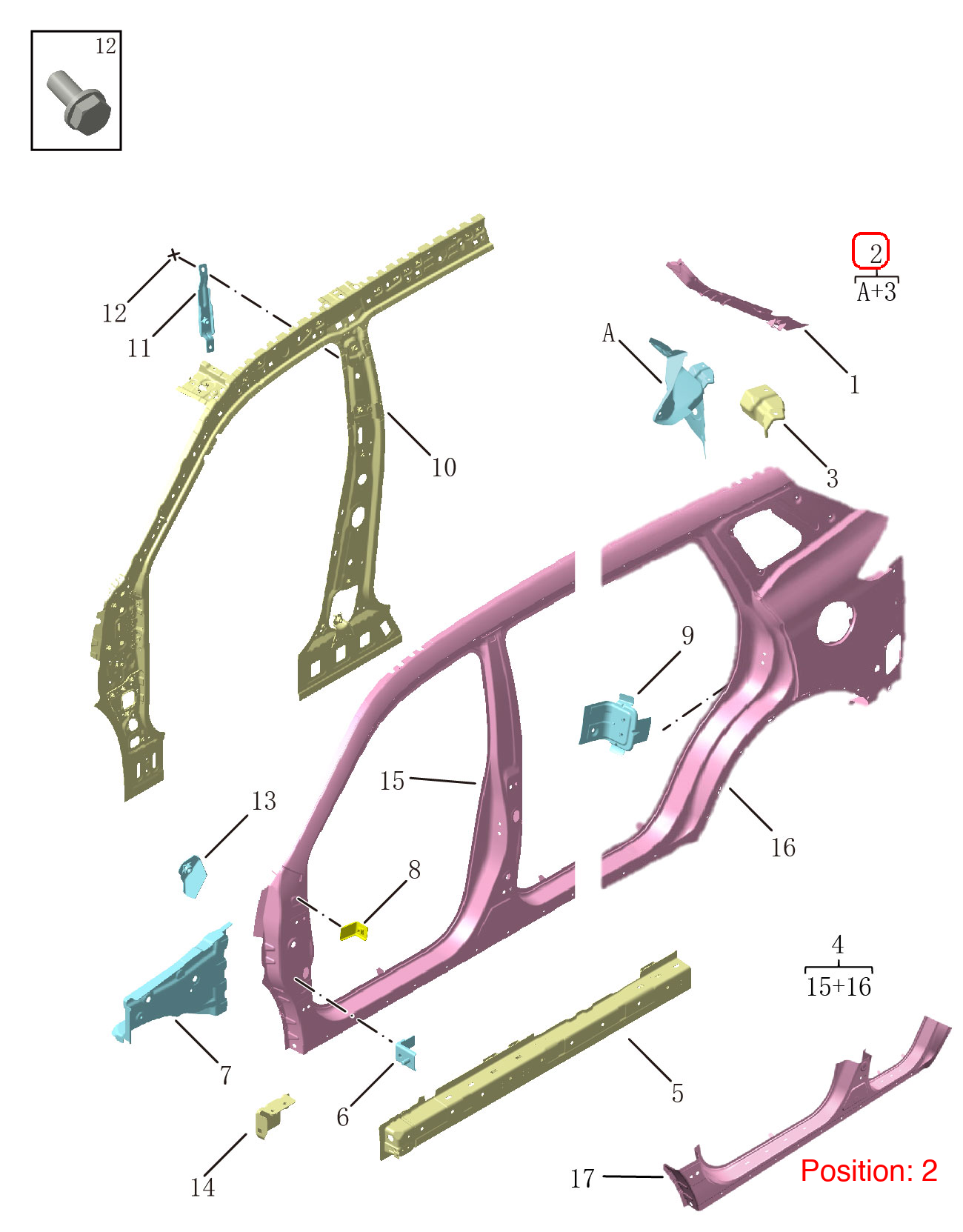 GEELY Rear taillight bracket OEM 5038008500C15 FOR Emgrand 5038008500C15-GEELY_OEM