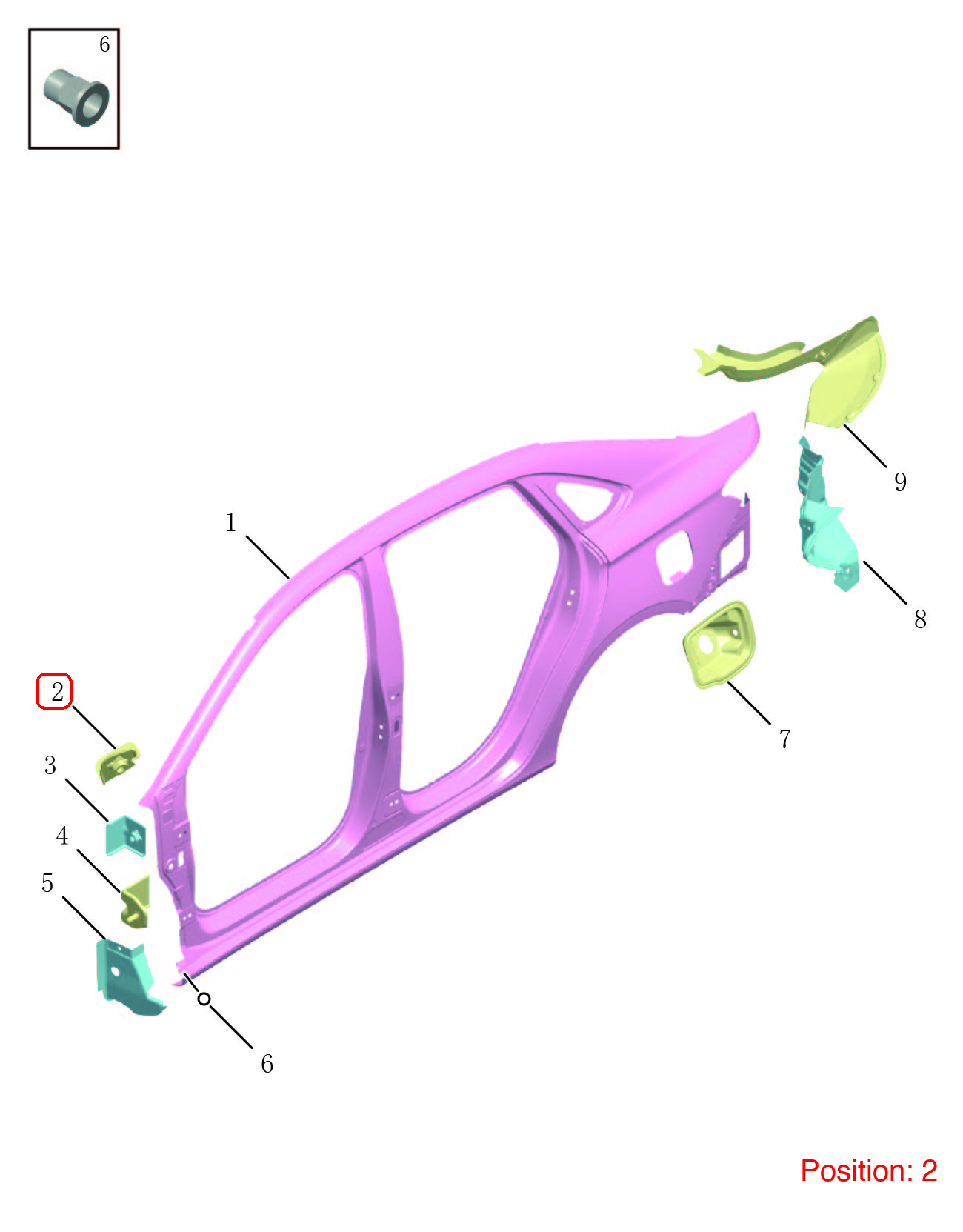 GEELY Fender Bracket OEM 5038093200C15 FOR Emgrand 5038093200C15-GEELY_OEM