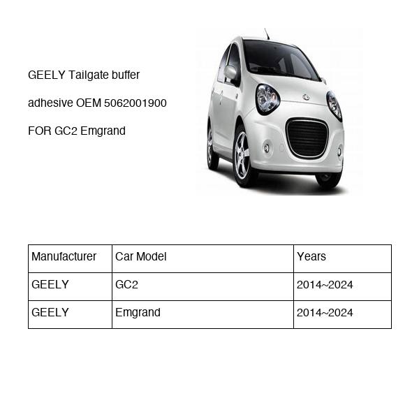 GEELY Tailgate buffer adhesive OEM 5062001900 FOR GC2 Emgrand 5062001900-GEELY_OEM